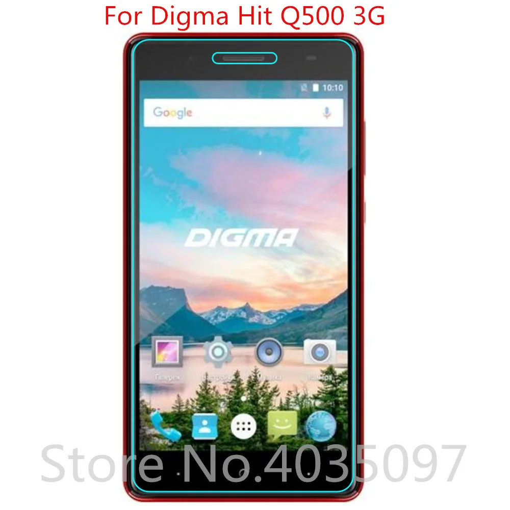2.5D 9H стекло для Digma Hit Q500 3g защита экрана закаленное стекло для Digma Hit Q500 3g защитная пленка против царапин