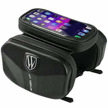 

Bicycle Front Handlebar Phone Holder Bag GPS Mount Bracket Universal Cell Phone Holder