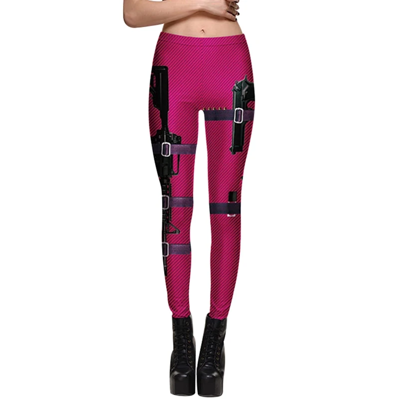 Gun Equipment Leggings Elastic Cotton Shape and Fitness Leggings