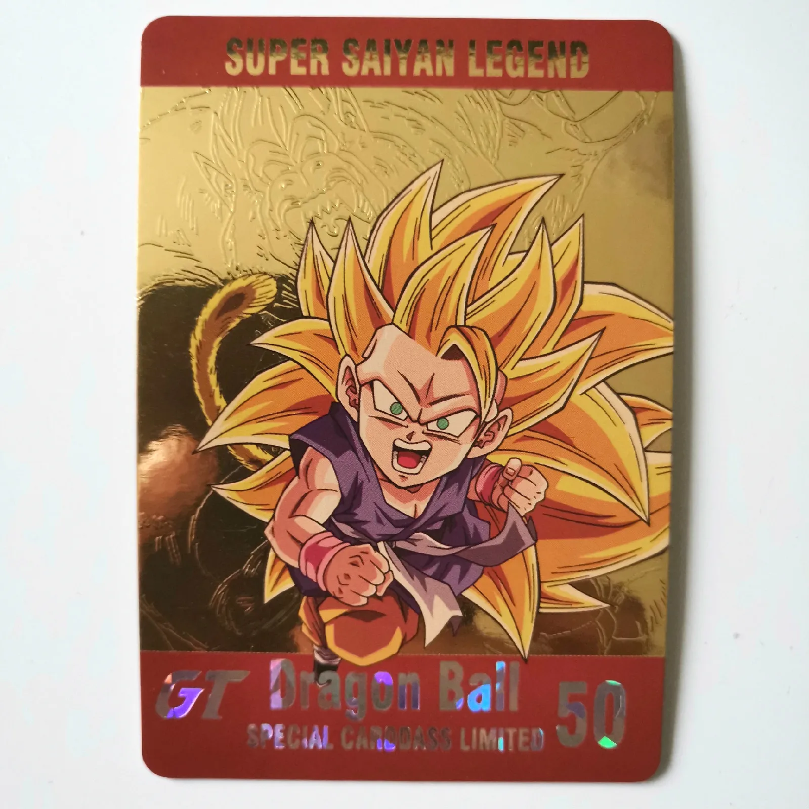 Горячая штамповка Dragon Ball Z Instinct Goku Vegeta Супер Герои битва карточная игра Коллекция аниме-открытки - Цвет: 13