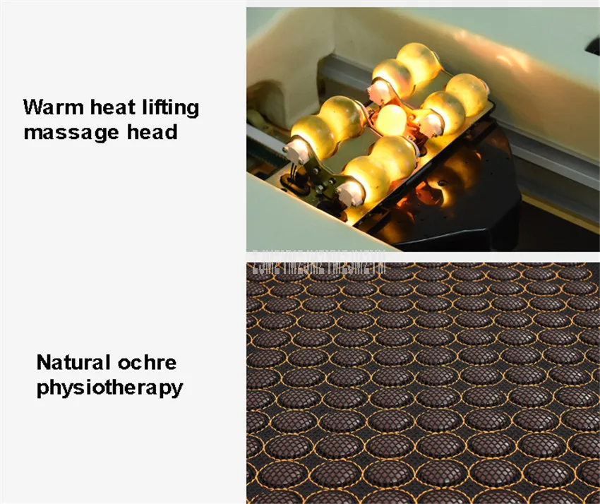 Позвоночник корректный Многофункциональный физиотерапия термотерапия кровать 13 Режим массажа 3D весь тело здоровье массажная кровать цвета нефрита