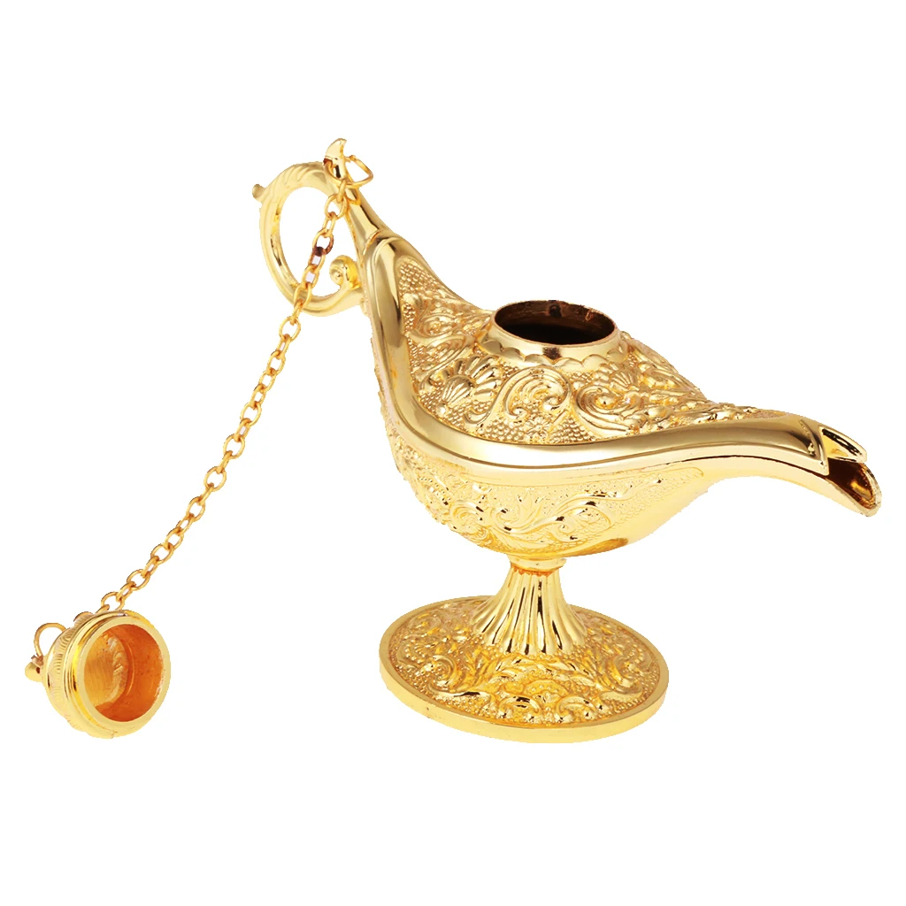 Винтажный стиль жажда цветок волшебный панто арабский свет лампа джинна коробка-органайзер для ювелирных украшений подставки для