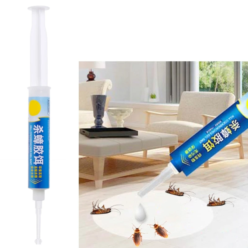 

Anti Cockroach Pesticide Control Gel Bait Drug Poison Nest Environment Friendly JUN-25D