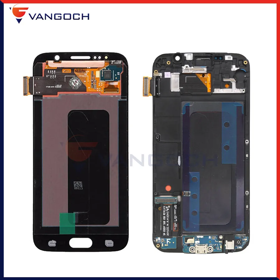 

Super Amoled Original Display For Samsung Galaxy S6 G920 G920f G920i G920A G920K LCD Touch Screen Digitizer Assembly Replacement