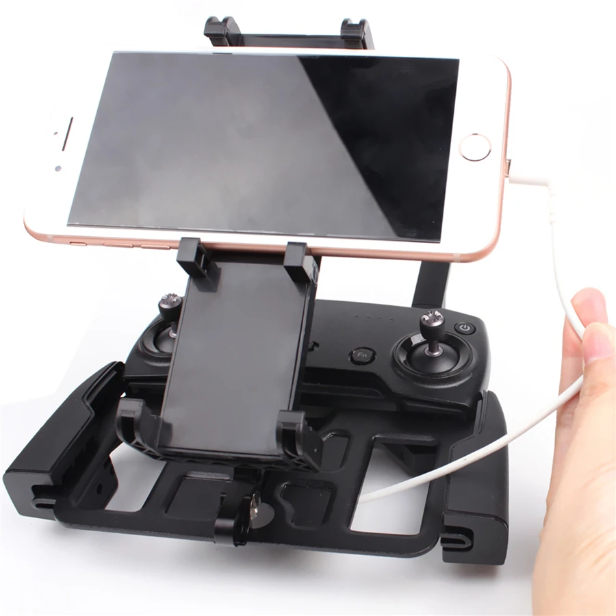 Metal Stretchable Holder Bracket For DJI MAVIC AIR PRO SPARK Remote Control 5.5in Mobile Phone Tablet PC | Электроника