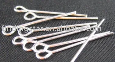 Шпильки Посеребренные 20x2000 мм M761 0 7 шт.|eye pins findings|pins findingssilver plated eye |