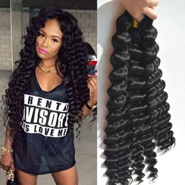 Micro Braids Curly Human Hair