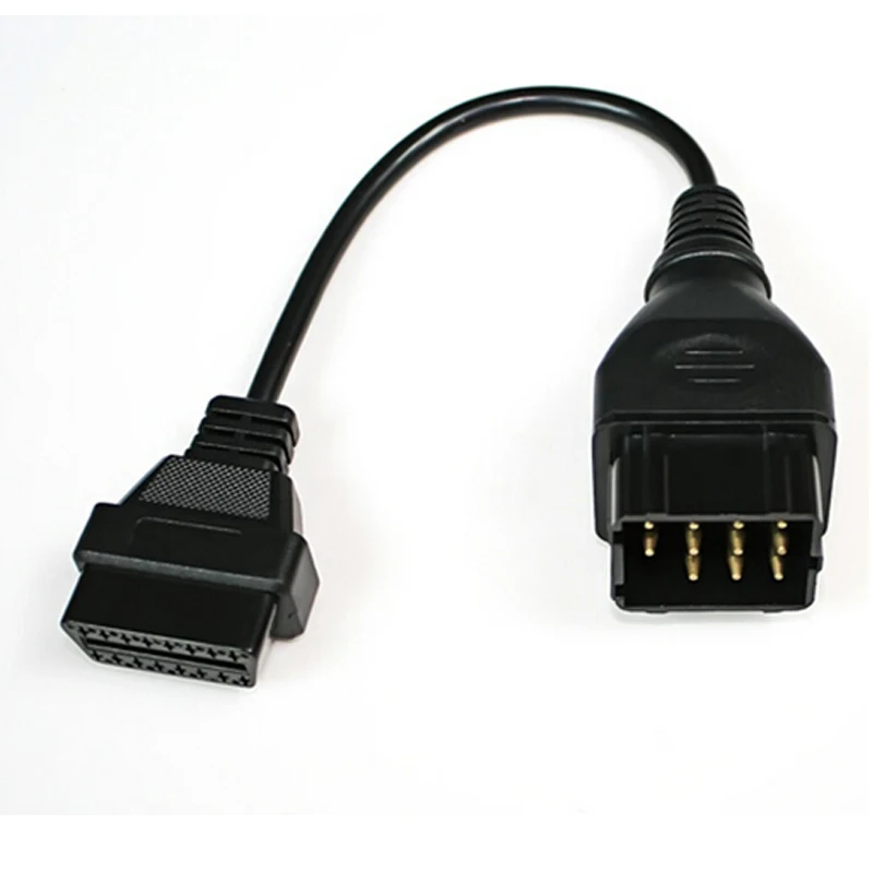 Лучшая цена для Renault 12 Pin OBDII OBD 2 переходник диагностический Удлинительный кабель