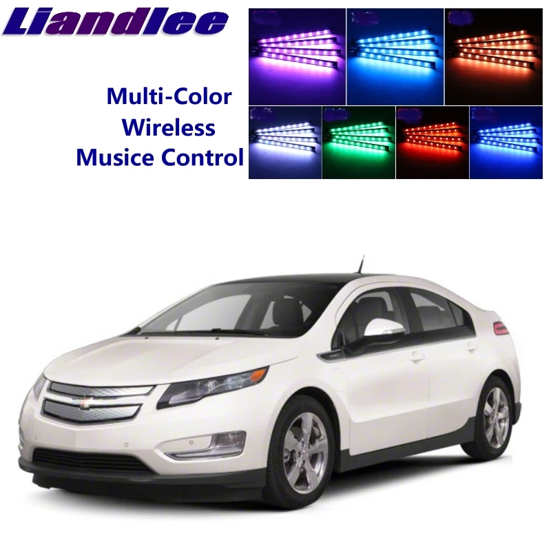 LiandLee Car Interior Floor Decorative Atmosphere Seats Accent Ambient Neon light For Chevrolet Volt