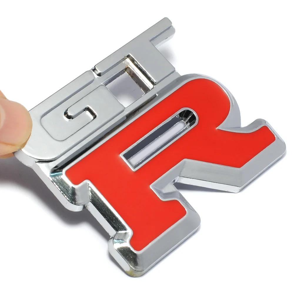 

New 3D Metal GTR Logo Car Emblem Badge Sticker for Nissan GTR Qashqai Juke X-trail Tiida Note Almera Decal Car Styling Sticker