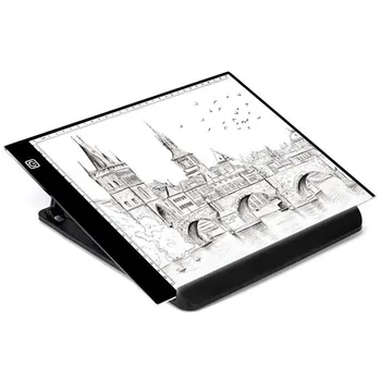 

A4 Drawing Light Board for Diamond Painting Kits,Tracing Light Pad Box,Table Copy Pad (USB Power,Adjustable Brightness,LED Art