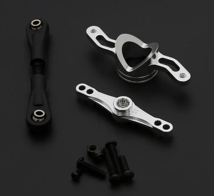 CNC Alloy stud steering arm 15T/17T for Losi 5ive t KMX2 Rovan LT 1/5