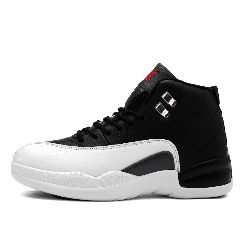 New arrival authentic basketball shoes classic jordan 12 shoes cheap brand men shoes high-top outdoor sneakers