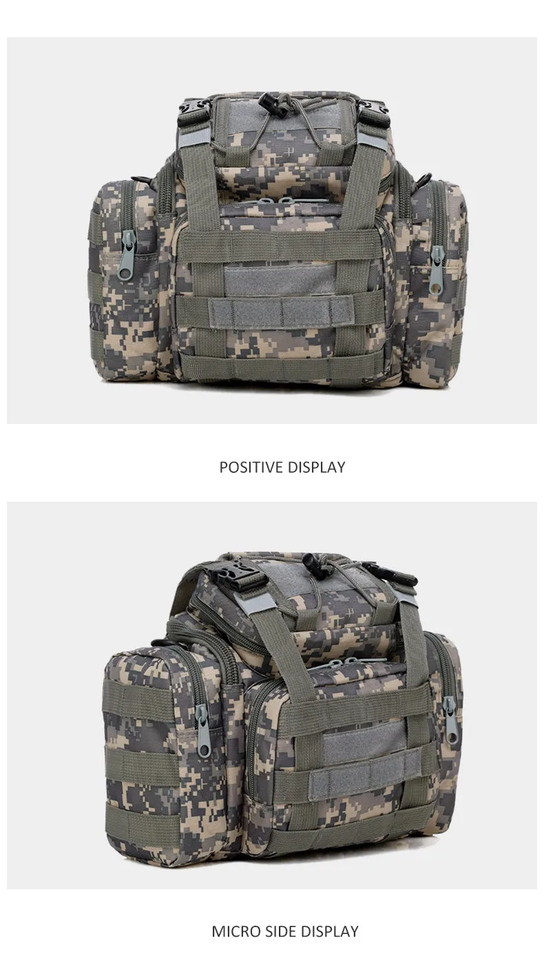 Военная тактическая поясная Сумка Molle спортивная сумка на плечо Водонепроницаемая оксфордская походная камуфляжная сумка XA739WA