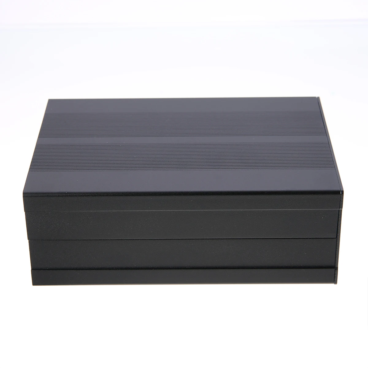 1 шт. алюминиевый корпус чехол черная печатная плата электронный ящик 150x105x55 мм для печатной платы