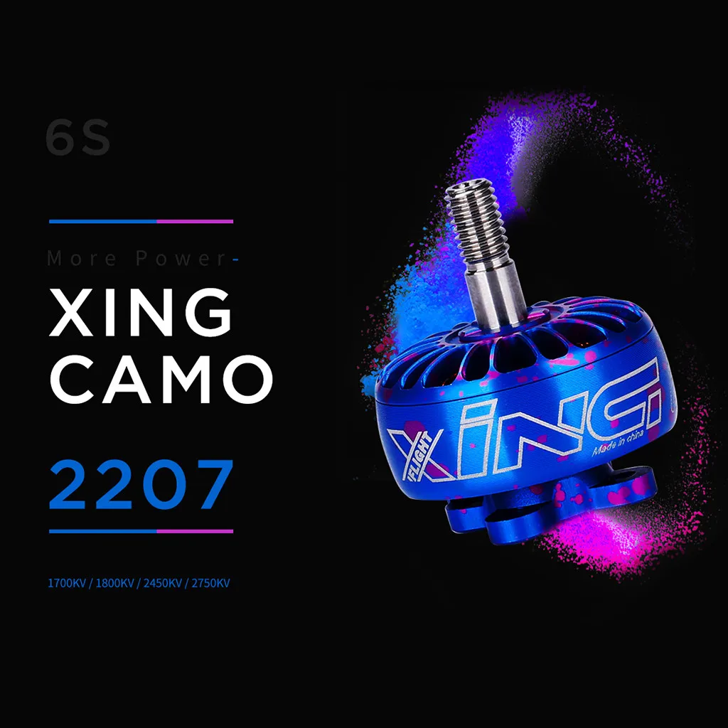 

HIINST iFlight XING Camo 2207 2450KV 2750KV 2~4S / 1700KV 1800KV FPV Brushless Motor MAR25 p50