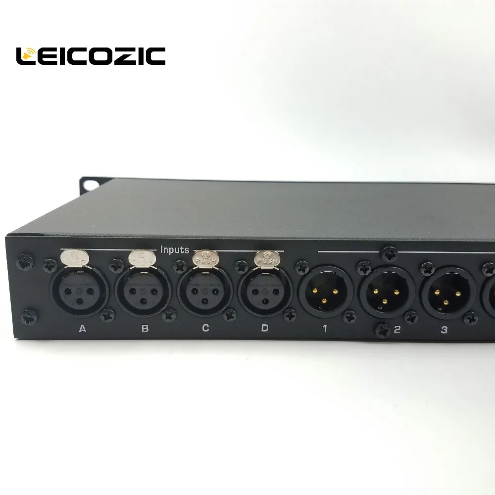 Leicozic 4in/8out 4.8SP Профессиональный цифровой процессор динамик управление pro аудио процессор protea pro сценическое аудио оборудование