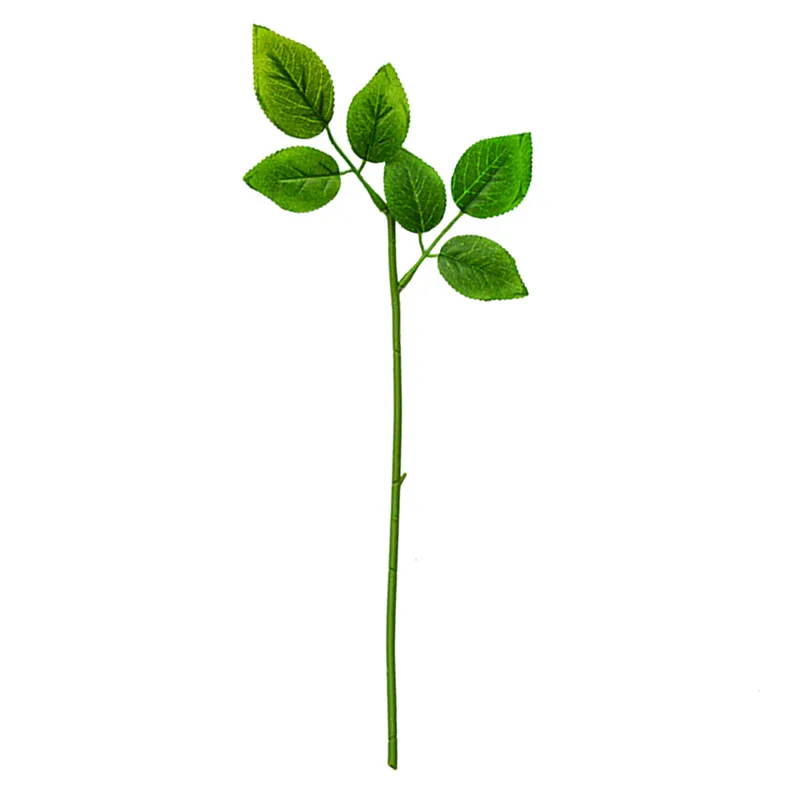 

1PC Flower Stems Green Wire Artificial Flowers Heads Accessory Florist Craft DIY Silk Flower Stems for Wedding Decoration