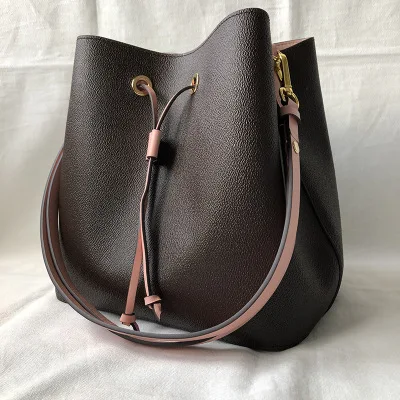 

2018 luxury handbags women bags designer highest quality Bucket bag Neonoe bag canvas calfskin lady shoulder bag free shipping