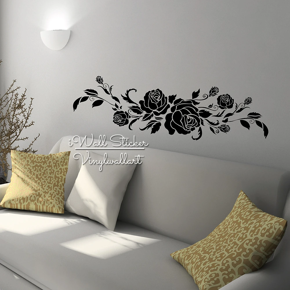 Rose Wall Decor popular roses sticker wall-buy cheap roses sticker wall lots from Rose Wall Decor popular roses sticker wall-buy cheap roses sticker wall lots from
