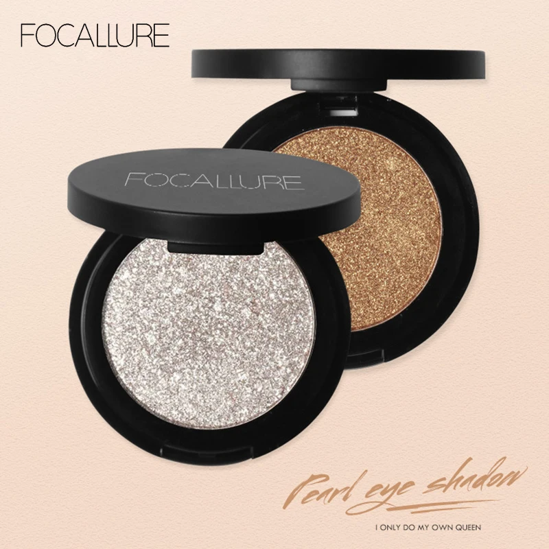 

FOCALLURE Brand Eyeshadow Make up 8Colors High-gloss Pearl Eye Shadow Not blooming Glitter Eye Shadow Waterproof Cosmetic