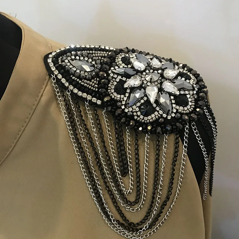 Женская винтажная одежда epaulette аксессуары ручной работы с кисточками на плечо