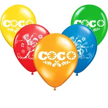 10 шт/партия Коко латексный шарик для дня рождения воздушные шары для украшения игрушки для детей праздничные поставки баллон
