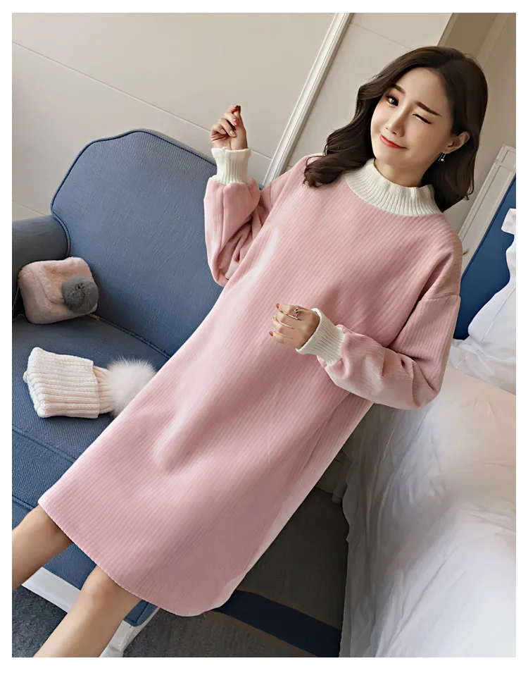 4xl плюс большие размеры толстовки женские весна осень зима feminina модные новые свободные длинные милые Флисовые женские Y1212
