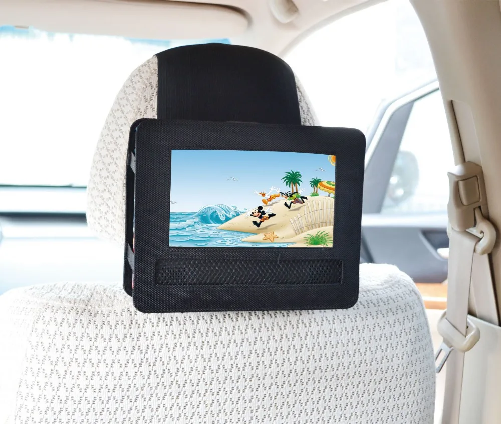 imágenes para Tfy coche reposacabezas titular de montaje para giratoria y abatible de estilo 7 pulgadas reproductor de dvd portátil (NO encaja Sylvania SDVD7027-C) imágenes para Tfy coche reposacabezas titular de montaje para giratoria y abatible de estilo 7 pulgadas reproductor de dvd portátil (NO encaja Sylvania SDVD7027-C)