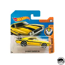 Hot Wheels '69 Dodge Зарядное устройство 500 Muscle Mania 95/365 короткая карта