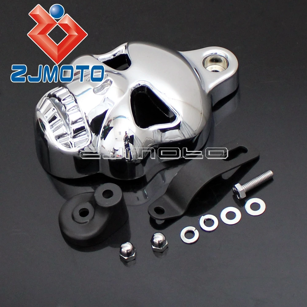 Motorcycle Horn Cover For Harley Vrod Motorbike W/ Stock Cowbell Horn