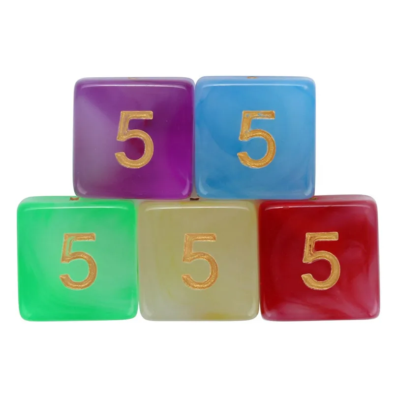  7pcs Dice For TRPG Game Dungeons & Dragons Polyhedral D4-D20 Multi Sided Digital Dice transparent multifaceted tweezers #2h07 (4)