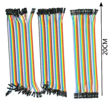 1 шт 40 pin плоский кабель с гнездовыми концами(Кабельщик) 20 см с одной 40-контактной полосой для Aduino