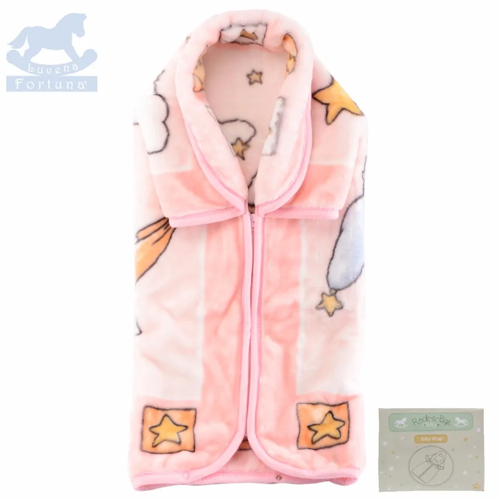 

Luvena Fortuna 2018 New Baby Boys Girls Blanket Super Soft Velvet Multiuse Infant Baby Swaddle Wrap Newborn GIft Set