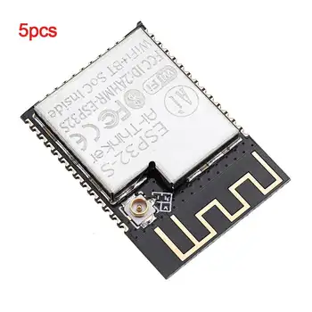 

LEORY 5pcs ESP32-S WiFi + bluetooth ESP32S Serial to WiFi Dual Antenna Module