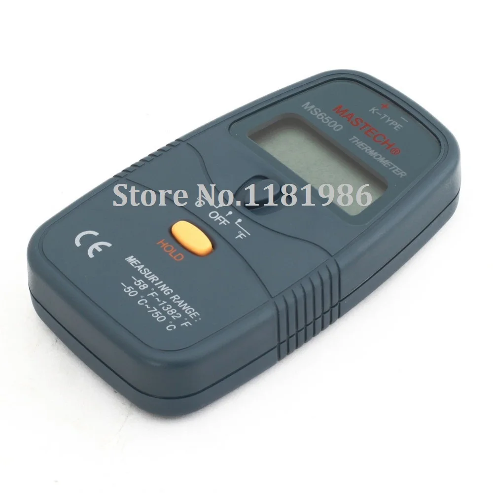 Цифровой Термометр MASTECH MS6500 с ЖК дисплеем 31/2 K типа|temperature meter|lcd thermometerdigital lcd thermometer