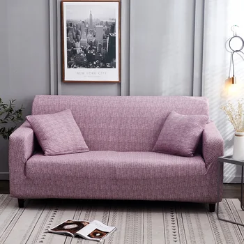 

WLIARLEO Universal Sofa Cover Solid Sofa Slipcovers Stretch Couch Covers Elastic Fabric Single/Two/Three/Four Seater funda sofa