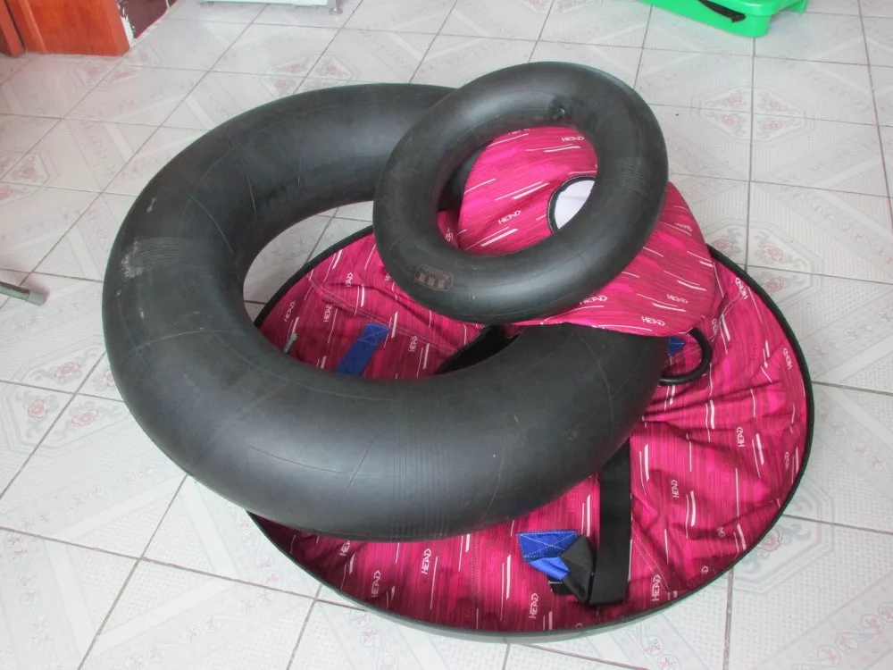 Adult kids inflatable snow ski tube vison 90cm diameter