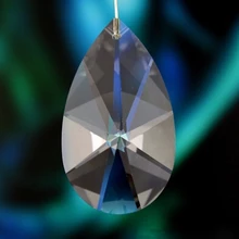 63 мм 102 шт пириформ люстра Призма лампа из хрустального стекла Призма Висячие стеклянные подвески для свадебного декора