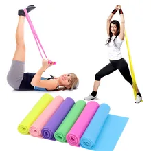 Йога фитнес-Эспандеры для упражнений резиновое оборудование Йога тренировочный ремешок петли лента для пилатеса 1500 мм ленты для тренировок