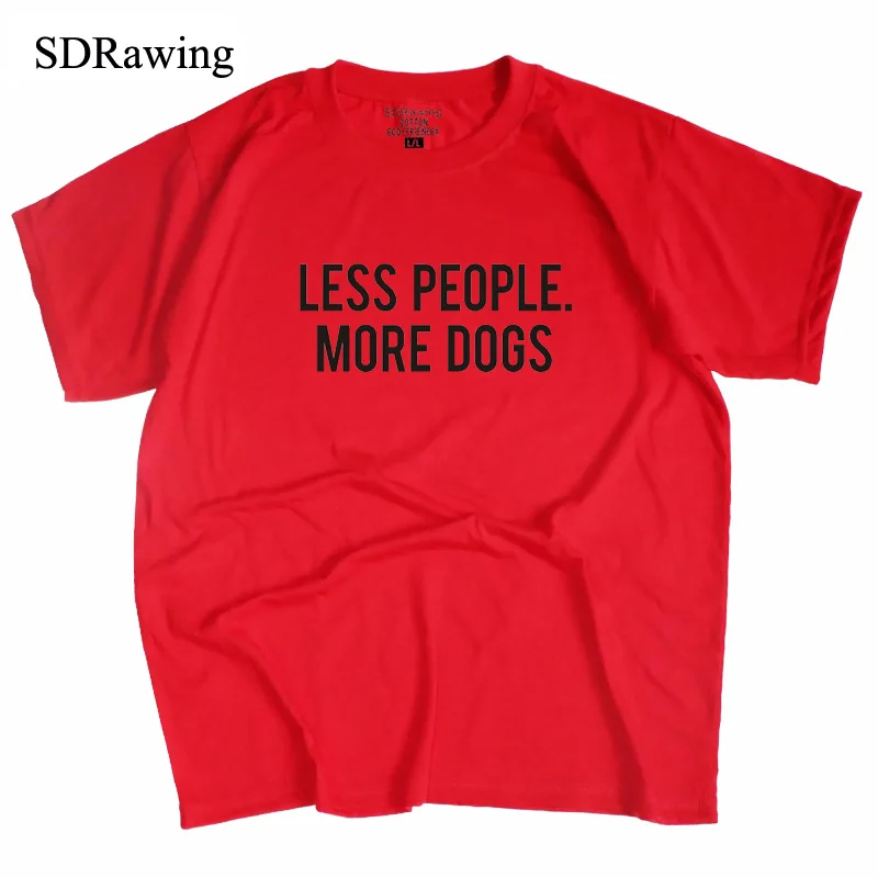 أقل الناس أكثر الكلاب طباعة المرأة التي شيرت القطن عارضة مضحك t قميص لسيدة فتاة أعلى المحملة محب نعرفكم قطرة السفينة