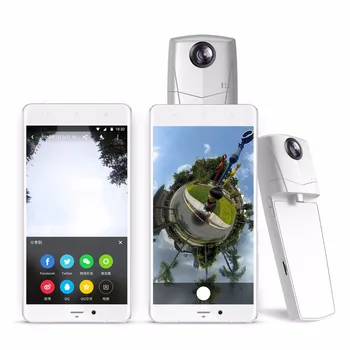 

Mini 360 Video camera Panorama 3D VR Camera 360 degree Cam show video in facebook