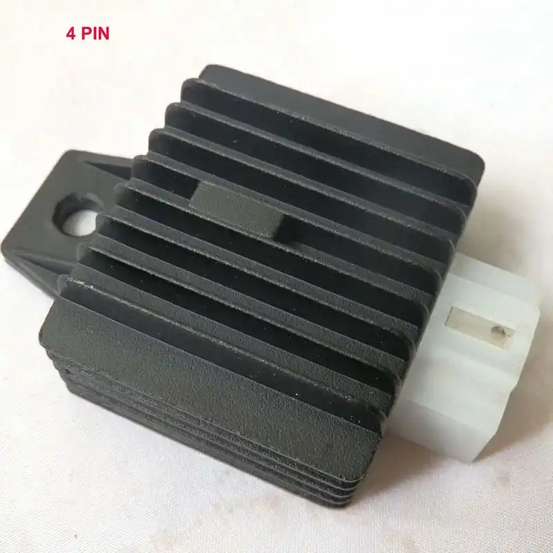 Motorcycle Voltage Stabilizer Motorcycle Dc Three-Phase Voltage Stabilizer 6 Thread Double Plug Full Voltage Stabilizer Fit for GY6 125cc 150cc