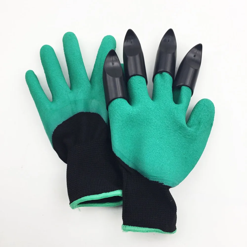 

1 Pair Gardening Glove Garden Gloves For Digging & Planting Coated Gardening Work Glove For Home Cleaning Garden Gloves 26x13CM
