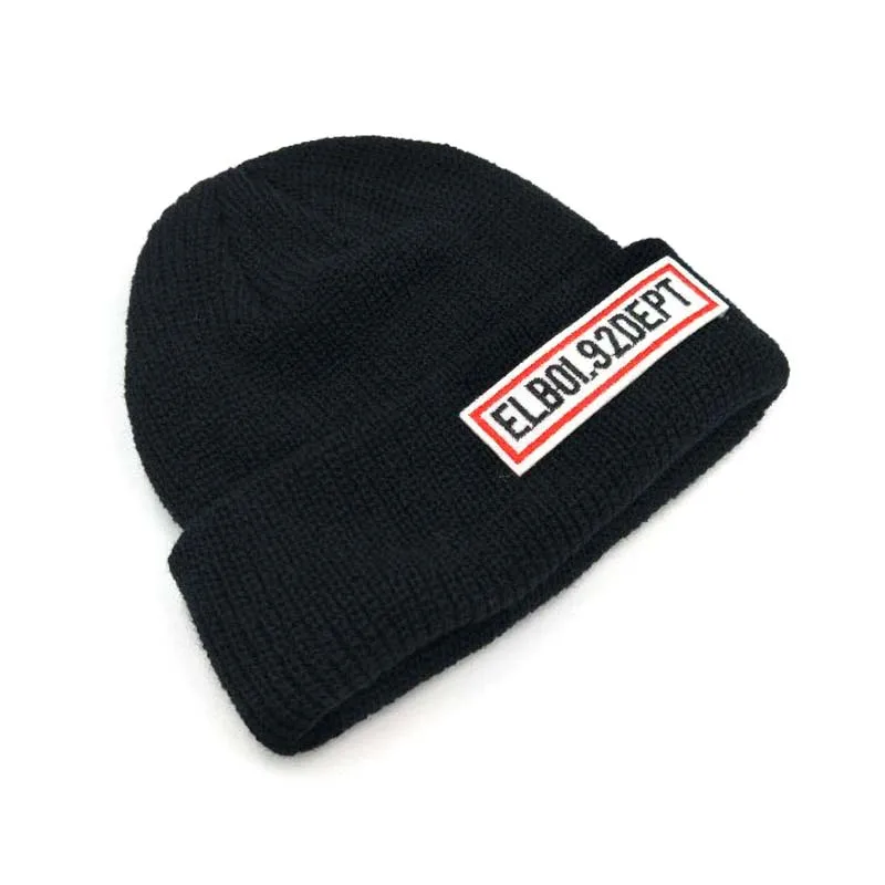 

Korean Patch Letter Children Knitted Caps Autumn Brand Warm Acrylic Cotton Hats For Boy Girl Flanging Skullies Beanies Pompom