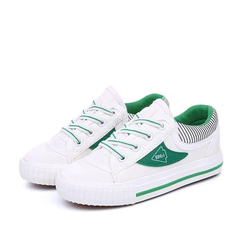 

New Spring Kids Shoes Fashion White Girl Boys Sneakers Sport Waterproof Leather Casual Children Student Brand Flat Running Shoes