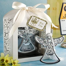 20 adet/grup parti iyilik düğün hediyeleri kişiselleştirilmiş bira açacağı yaratıcı melek ve çapraz satışa sunulan Baby Shower ziyaretçi hediye