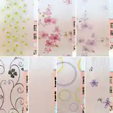 60 см* 600 см длинная самоклеящаяся пленка оконная пленка матовая стеклянная раздвижная дверь наклейки на окно в ванную Прозрачный Непрозрачный домашний декор