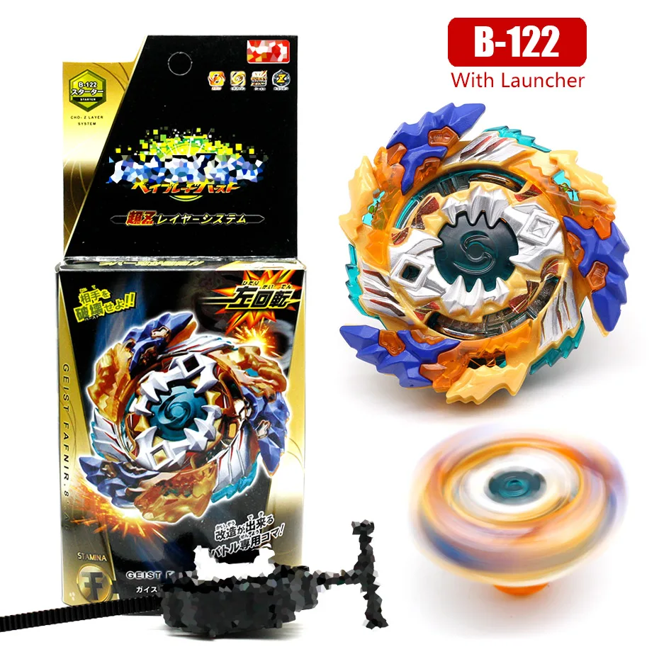 Beyblade Burst B-131 B129 metall fusion toupie Beyblade burst mit launcher kinder fafnir bey klinge klingen spielzeug