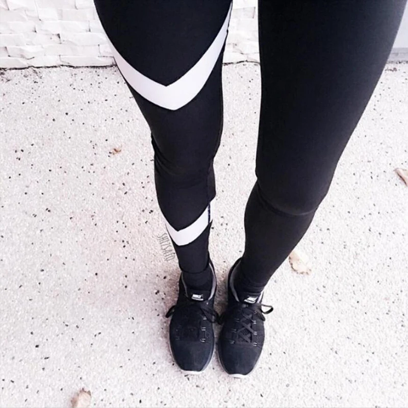 2018 новые женские брюки фитнес Леггинсы черные бедра спортивные брюки Леггинсы защита Высокая талия спортивные брюки саржевый принт